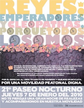 Invitacion 21o Paseo de todos, Emperadores y Cleopatras,