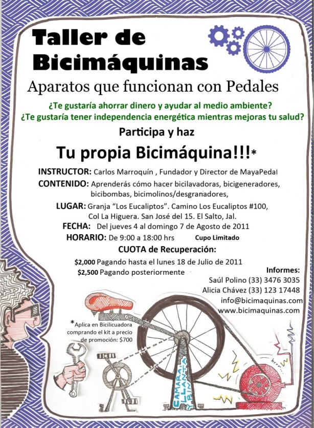 Invitación – Taller de Bicimáquinas