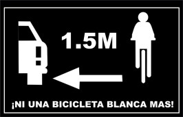 BicicletaBlancaPlaca