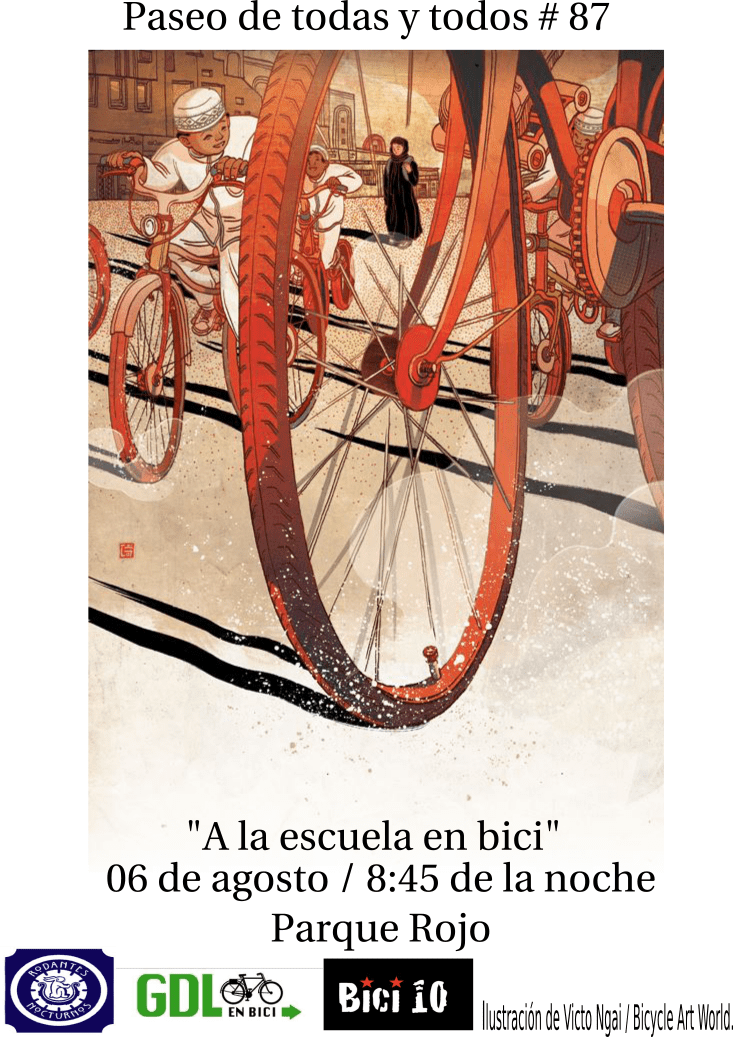 Paseo de todas y todos # 87 «A la escuela en&nbsp;bici»