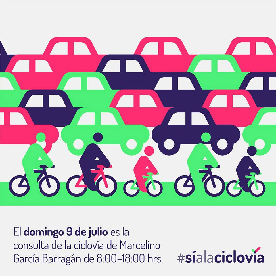 Vamos a votar, BAJO PROTESTA, #SíaLaCiclovía