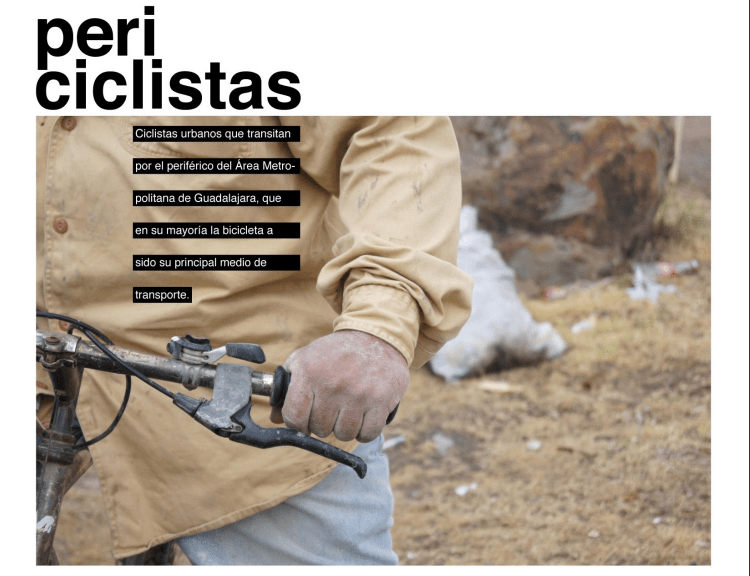 Peri ciclistas, personas olvidadas de la movilidad