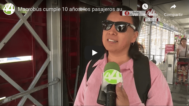 Macrobús cumple 10 años: los pasajeros aumentaron, pero el corredor no recibe mantenimiento