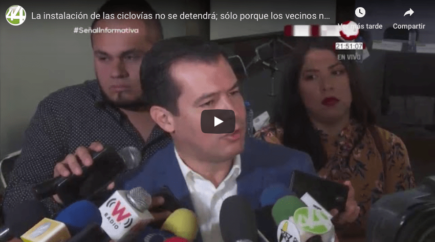 La instalación de las ciclovías no se detendrá; sólo porque los vecinos no las quieren.