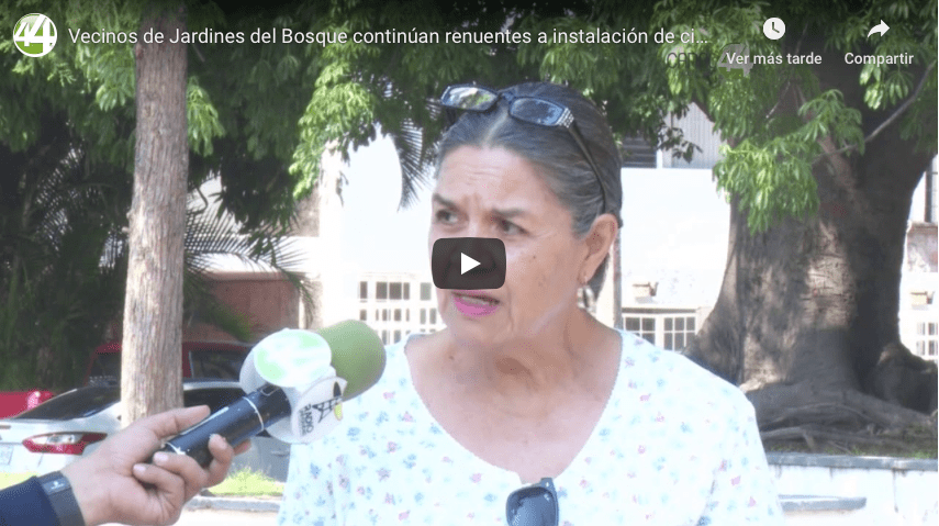 Vecinos de Jardines del Bosque continúan renuentes a instalación de ciclovía por Av. Niños&nbsp;Héroes